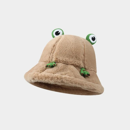 Cappello Rana Peluche OcchiTeneri | Caldo e Kawaii - 4 Colori