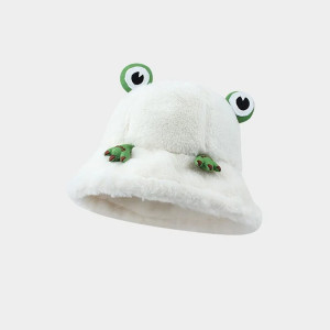 Cappello Rana Peluche OcchiTeneri | Caldo e Kawaii - 4 Colori