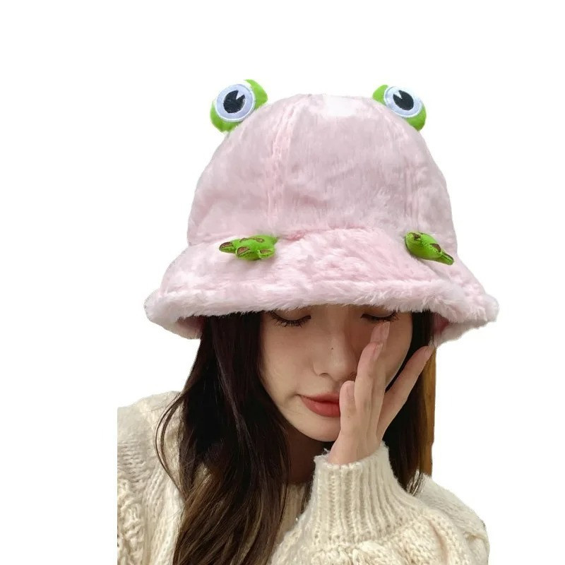 Cappello Rana Peluche OcchiTeneri | Caldo e Kawaii - 4 Colori
