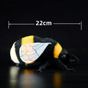 Grande Peluche Ape Realistica – 22 cm | 1001ABEILLES.COM