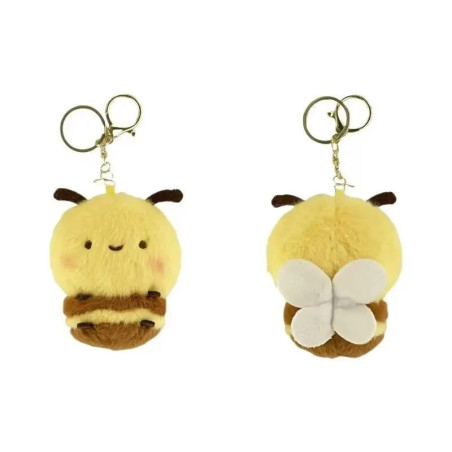 Portachiavi Ape Palla di Miele | Accessorio Morbido e Carino