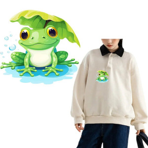 Set 9 Toppe Termoadesive Rana | Patch Originale Idea Regalo