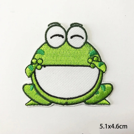 Toppa Termoadesiva Divertente Rana Burlona | 5,1 x 4,6 cm