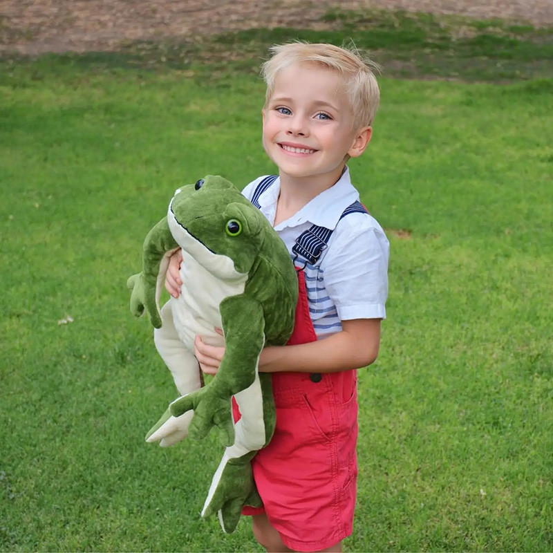Peluche Rana Realistico – Pupazzo Morbido Idea Regalo Unica