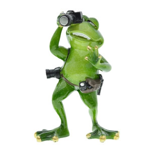 Statuetta Rana Viaggiatrice | Idea Regalo Originale in Resina