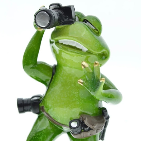 Statuetta Rana Viaggiatrice | Idea Regalo Originale in Resina