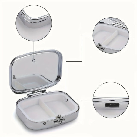 Portapillole Ape Vetrata Incantata – Astuccio da Viaggio Elegante