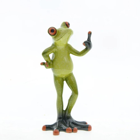 Statuetta Rana Dito Medio | Idea Regalo Divertente Originale