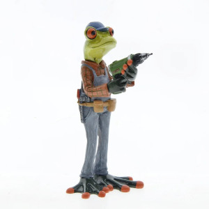 Statuetta Rana Tuttofare – Decorazione Divertente per Casa