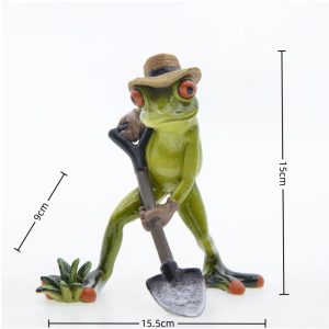 Statuetta Rana Giardiniere | Idea Regalo Orto Divertente