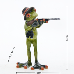 Statuetta Rana Esploratore – Decorazione Originale & Divertente