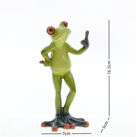 Statuetta Rana Dito Medio | Idea Regalo Divertente Originale