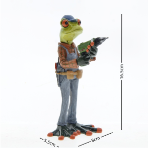 Statuetta Rana Tuttofare – Decorazione Divertente per Casa