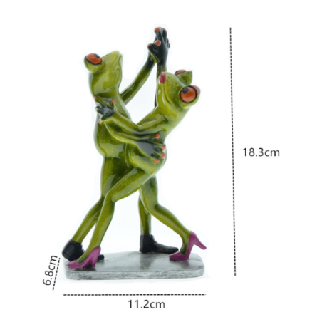 Statuetta Rane Danzanti – Idea Regalo Romantica e Originale