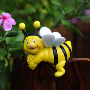 Figurine Api Divertenti per Vasi – Set da 2 | Arredo Giardino