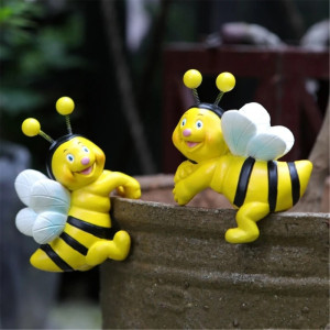 Figurine Api Divertenti per Vasi – Set da 2 | Arredo Giardino