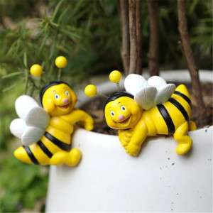 Figurine Api Divertenti per Vasi – Set da 2 | Arredo Giardino