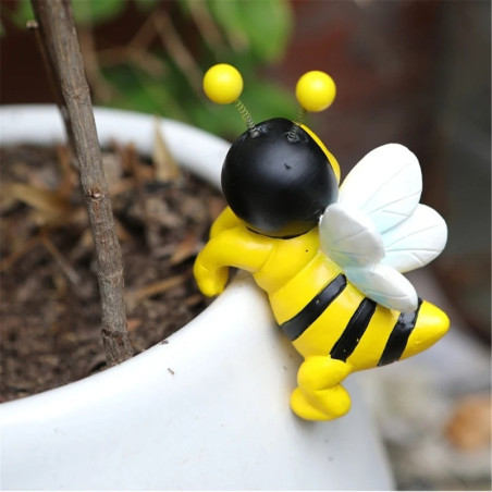 Figurine Api Divertenti per Vasi – Set da 2 | Arredo Giardino