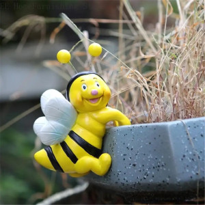 Figurine Api Divertenti per Vasi – Set da 2 | Arredo Giardino