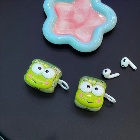 Custodia AirPods Rana "Happy Day" – Cover Kawaii Divertente