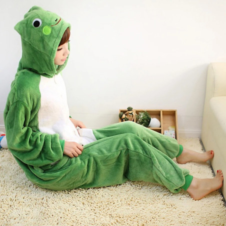Pigiama Rana Kigurumi – Morbida e Divertente Flanella