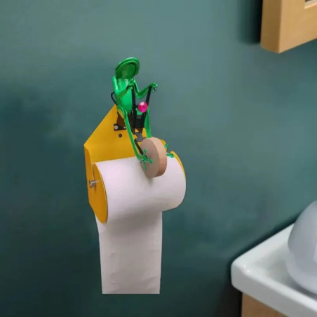 Portarotolo Carta Igienica Rana – Arredo Bagno Divertente & Unico