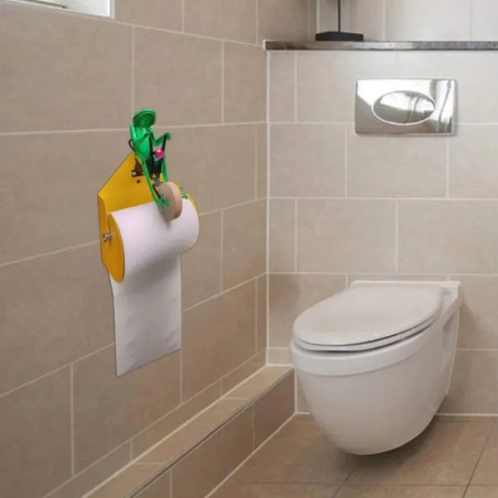 Portarotolo Carta Igienica Rana – Arredo Bagno Divertente & Unico