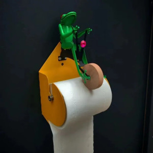 Portarotolo Carta Igienica Rana – Arredo Bagno Divertente & Unico