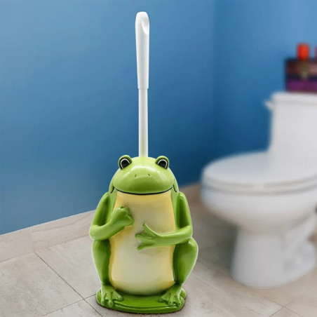 Portascopino WC Rana Relax – Accessorio Divertente & Originale
