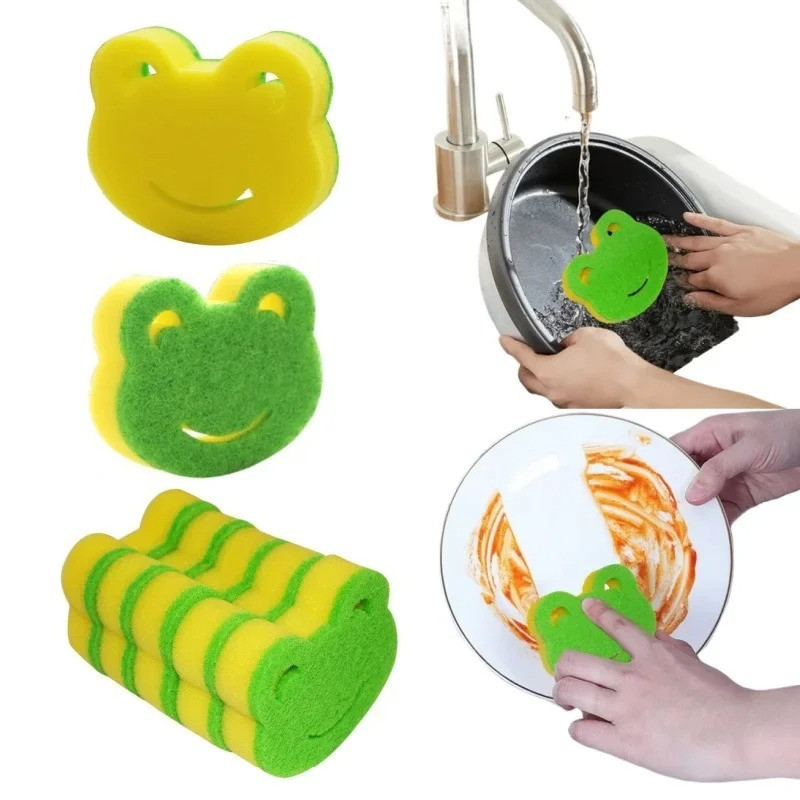 Spugne Piatti Divertenti Rana – Set da 20 Carine & Pratiche