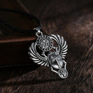 Collana Scarabeo Occhio Divino | Potente Amuleto Egizio