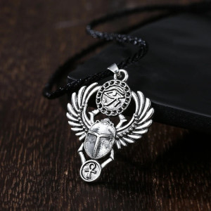 Collana Scarabeo Occhio Divino | Potente Amuleto Egizio