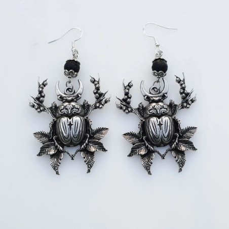 Orecchini Scarabeo Mistico: Gioiello Totem & Idea Regalo Donna