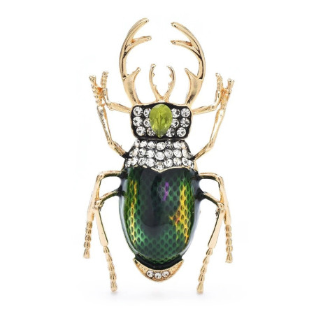 Spilla Scarabeo Barocco | Gioiello Originale in 2 Colori