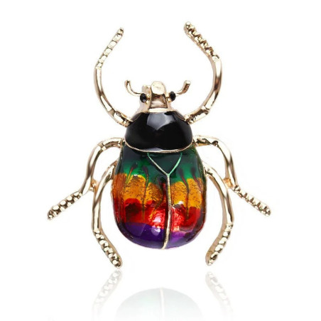 Spilla Scarabeo Cometa | Gioiello Originale Donna | 3 Colori