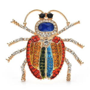 Spilla Scarabeo Arcobaleno | Gioiello Donna Originale