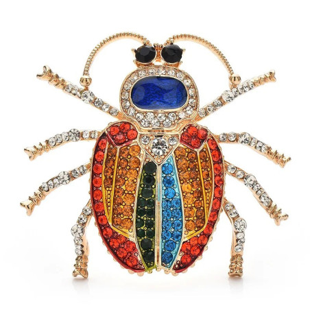 Spilla Scarabeo Arcobaleno | Gioiello Donna Originale