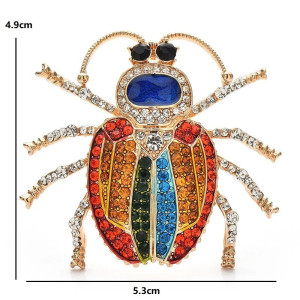 Spilla Scarabeo Arcobaleno | Gioiello Donna Originale