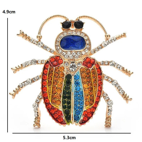 Spilla Scarabeo Arcobaleno | Gioiello Donna Originale