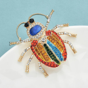 Spilla Scarabeo Arcobaleno | Gioiello Donna Originale
