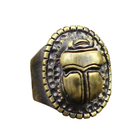 Anello Scarabeo Egizio | Gioiello Talismano Portafortuna