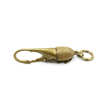 Portachiavi Scarabeo Ercole Dorato Vintage – Accessorio Unico