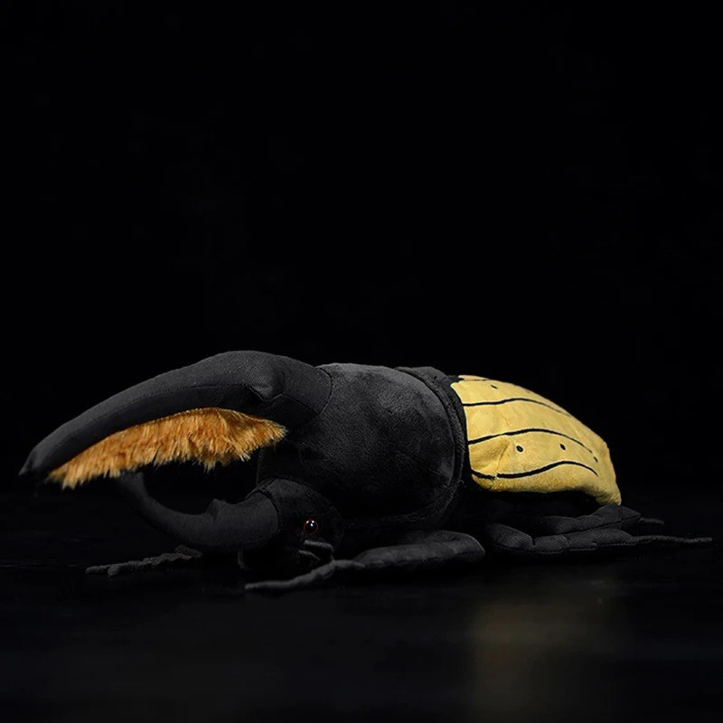 Peluche Scarabeo Sole d'Oro – Insetto Gigante Nero & Giallo