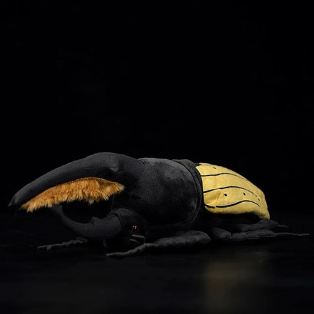 Peluche Scarabeo Sole d'Oro – Insetto Gigante Nero & Giallo