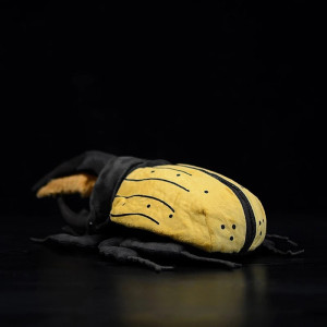 Peluche Scarabeo Sole d'Oro – Insetto Gigante Nero & Giallo