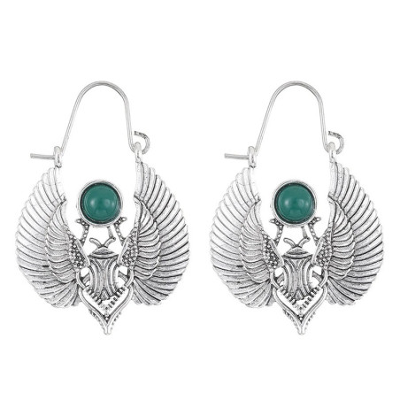 Orecchini Scarabeo "Splendore Faraonico" – Stile Antico Egizio