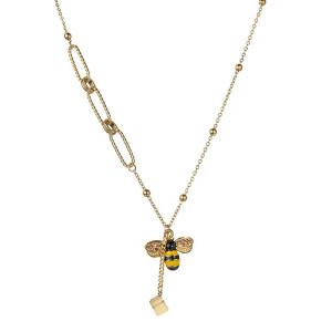 Collana Ape Eleganza Dorata | Gioiello Simbolico Idea Regalo
