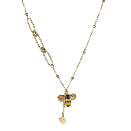 Collana Ape Eleganza Dorata | Gioiello Simbolico Idea Regalo