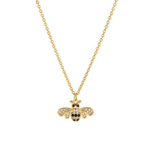 Collana Ape Scintillante | Gioiello Donna Dorato Originale