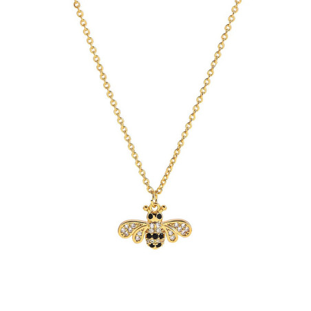 Collana Ape Scintillante | Gioiello Donna Dorato Originale